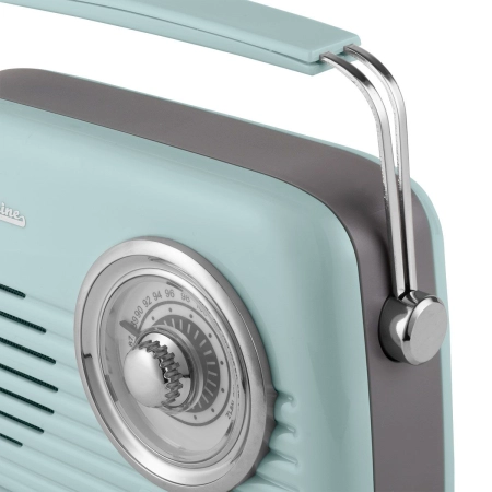 Radio z Głośnikiem Bluetooth Retro Vintage Miętowe